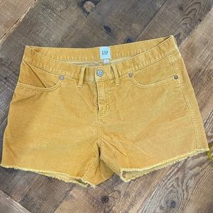 GAP Yellow Jean Shorts for Women
